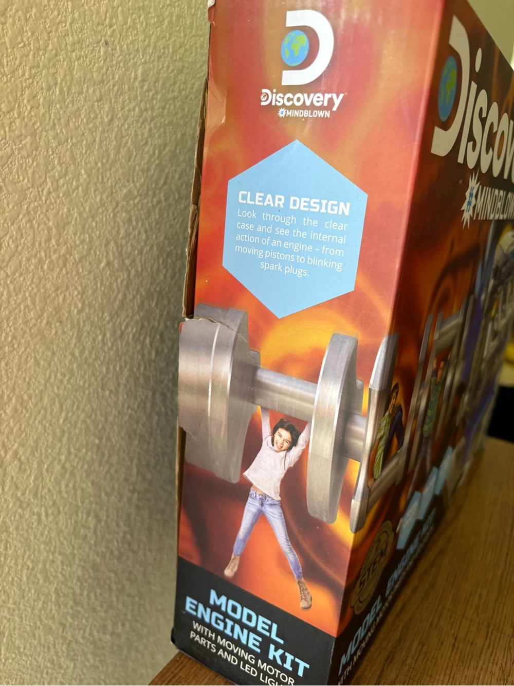 Discovery Transparent Blue Engine Learning Kit - Picture 2 of 2